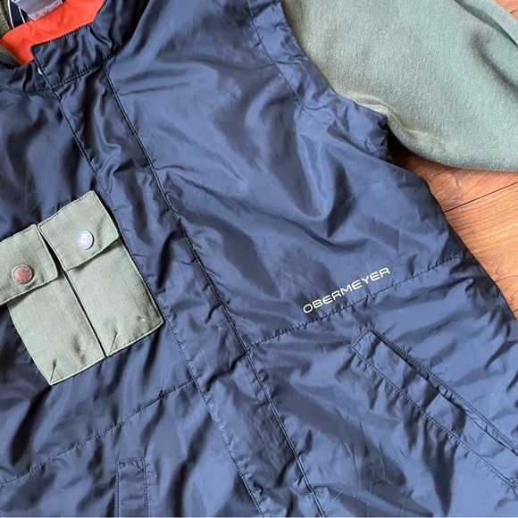 Obermeyer Boys Black and Green Jacket - Medium 8/10 - Picture 13 of 13
